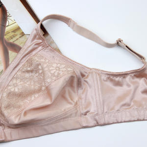 En gros logo personnalisé Respirant Grande Taille Doux tasse Sans Fil Retour Fermer Dentelle Gros <span class=keywords><strong>Seins</strong></span> Soutien-Gorge - Product Image 3
