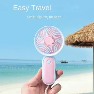 Mini Ventilador Portátil de Mano con Cuerda para Colgar, Silencioso, con Alta Potencia, USB, Eléctrico, Tipo Aire Acondicionado, Ideal para Camping - Product Image 1