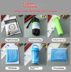 <span class=keywords><strong>Serviette</strong></span> de sport rafraîchissante, séchage rapide, super absorbante, légère, portable, pour activités de plein air, avec logo personnalisé - Product Image 2