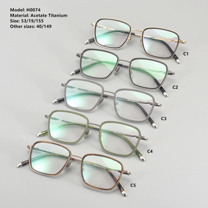 Occhiali da vista Xin Nuo 2026 con montatura completa in titanio puro, personalizzabili con logo, per uomo d'affari - Product Image 5
