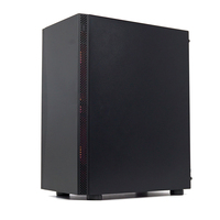 Boîtier d'ordinateur de jeu en alliage d'aluminium de type Mid Tower avec panneau frontal RGB pour micro ATX