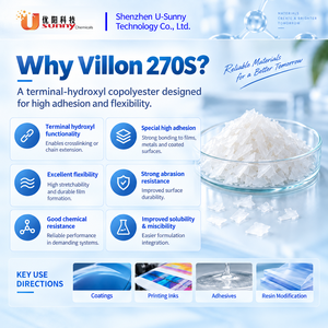 <span class=keywords><strong>Villon</strong></span> 270S Thermoplastisches Saturiertes Copolyester-Harz Hydroxyl-Terminiert Hohe Haftung Flexibel für IMD-Tinten Beschichtungen Klebstoffe - Product Image 3