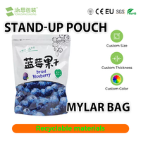 Sachet Mylar anti-odeur personnalisé de 3,5 g avec fermeture éclair, pochette verticale, qualité alimentaire, emballage recyclable pour bonbons, UE