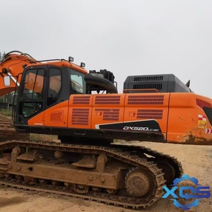 Excavadora de cadenas Doosan DX520LC-9C usada de 52 toneladas con motor Scania, caja de cambios PLC, bomba y motor - Alta calidad en venta - Product Image 1
