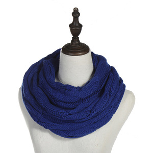 Cosum Fashion Lady Circle Loop Winter <strong>Infinity</strong> <strong>Scarf</strong> Knit Neckerchief Thick <strong>Scarf</strong> for Women - Product Image 2