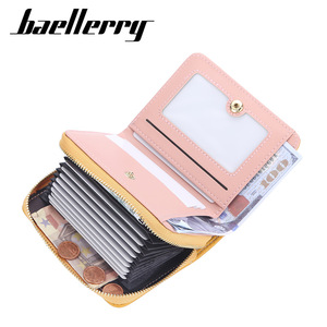 Baellerry Women's <b>Wallet</b> Mini PU Leather Tassel Zipper Coin Purse Solid Color Fashionable Card <b>Holder</b> Everyday Use - Product Image 2
