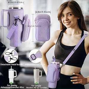 For Stanley 40oz Ice <b>Cup</b> Bottle DIY Printed with Portable Strap Exclusively for New Protective <b>Cup</b> <b>Cover</b> - Product Image 3