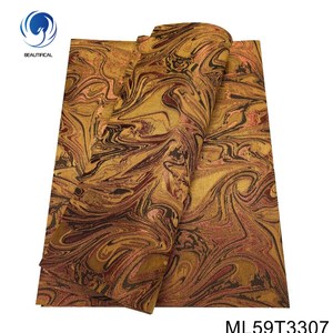 Nouvel ensemble nigérian <span class=keywords><strong>Sego</strong></span> Headtie & Wrapper 2025, brodé floral en polyester, 2 pièces/sac ML59T33 - Product Image 3