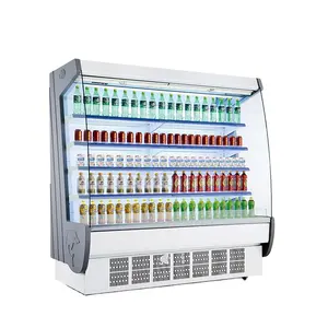 Kommerzieller Supermarkt Multi deck Open Chiller Aufrechte Anzeige Showcase Chiller Kühlschrank