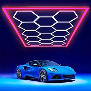 Nhà Máy lục giác LED ánh sáng cho chăm sóc xe rửa xe phòng LED nhà để xe bay Trần Ánh Sáng Công cụ làm việc LED ánh sáng - Product Image 5