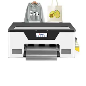 Sunika Wholesale pro aqueous solution 300mm cold peel mini dtf printer t-shirt printing machine with Epson L805 printhead