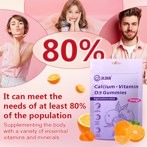 Complément alimentaire en gommes au <span class=keywords><strong>calcium</strong></span> et à la vitamine <span class=keywords><strong>D3</strong></span> avec une variété de vitamines et de minéraux essentiels pour la santé des os et des dents - Product Image 5