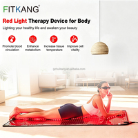 Fitkang - Alfombrilla de Terapia de Luz Roja Infrarroja Portátil, Precio al por Mayor, Grado Profesional, 660nm+850nm, Alfombrilla de Fototerapia con Luz Roja