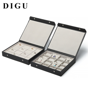 Digu đồ trang sức trường hợp du lịch ưa thích trình bày lưu trữ quà tặng đồ trang sức Hộp nhẫn hộp chất lượng cao Mặt dây chuyền Bán buôn giá rẻ da - Product Image 4