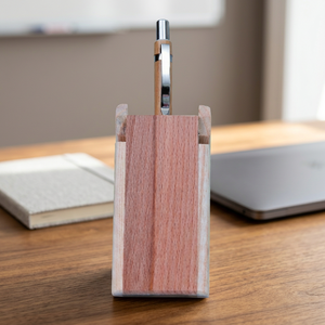 Porte-stylo avec clip en métal, rangement de bureau simple et portable pour les activités promotionnelles - Product Image 2