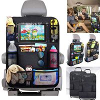 Accessoires de voiture 3 en 1, essentiels pour les voyages en voiture pour femmes, organisateur de siège arrière de voiture, support de tablette pour appui-tête de voiture, iPad C11