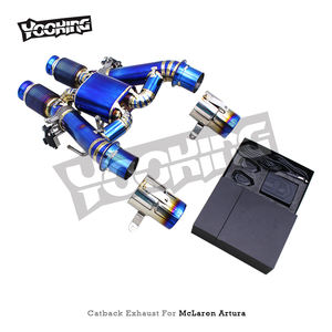Sistema de escape súper rápido automático para McLaren <span class=keywords><strong>Artura</strong></span> <span class=keywords><strong>Spider</strong></span> 3,0 T 2023-2025 silenciador de válvula eléctrica de titanio tubo de escape - Product Image 3
