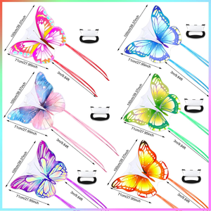 Aquiloni Volanti per Bambini all'Ingrosso, Design Personalizzato a Forma di Animali Cinesi e <span class=keywords><strong>Farfalle</strong></span>, Realizzati da Produttori di Aquiloni, Telaio Durevole in Fibra di Vetro - Product Image 2