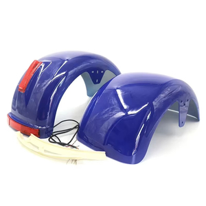 <span class=keywords><strong>Garde</strong></span>-<span class=keywords><strong>boue</strong></span> d'aile avant et arrière avec coque en plastique de feux arrière pour scooters électriques <span class=keywords><strong>Citycoco</strong></span> pièces d'aile de scooter Harley - Product Image 1