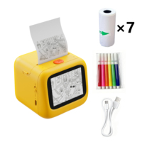 Printer Thermal Mini V8 AI Kids Voice untuk Anak, Printer Stiker Saku Nirkabel WiFi, Mainan Edukasi dengan Layar LCD 2.8 Inci, Tersedia