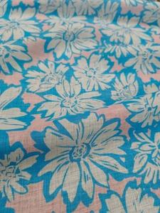 Tissu en lin imprimé numérique léger de qualité supérieure 120 GSM pour la couture et la confection de vêtements - Product Image 5