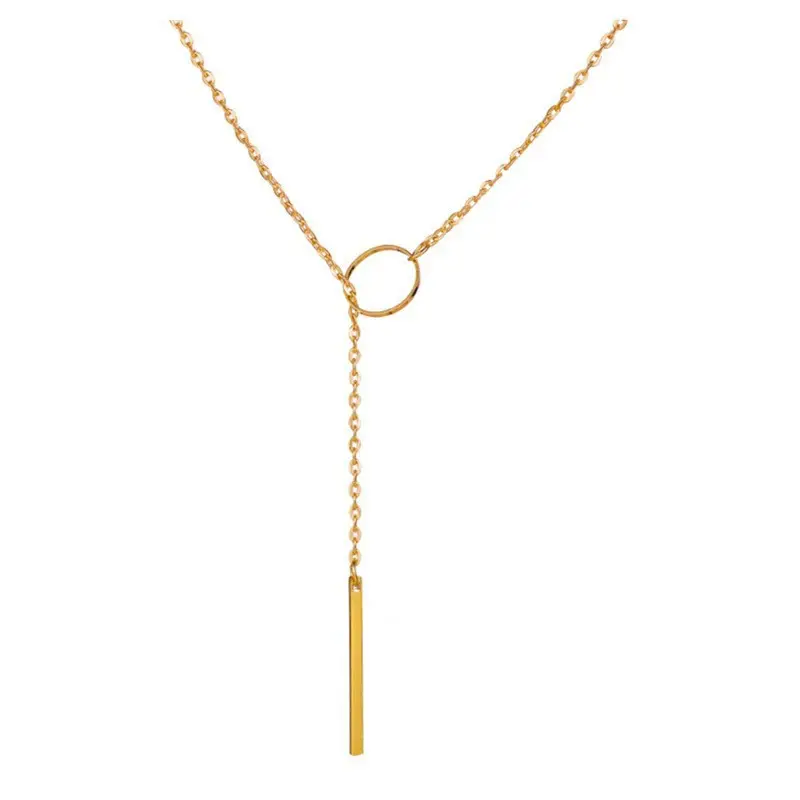 Moda estilo ouro colar & pingente personalidade rodada colar gracioso jóias para as mulheres amigas do partido melhor presente