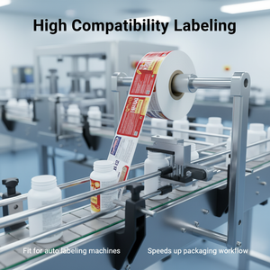 Premium pharmaceutical <b>labels</b>; custom vinyl <b>labels</b> for pharmaceutical products, perfumes, juice bottles and health supplements - Product Image 6