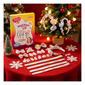Make Own Fashion <b>Headbands</b> Girls Art Kit Crystal Pearl Crown Flower Decoration Creative Activity Gift Pack Toy - Product Image 3