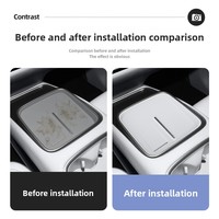 Chargeur sans fil pour console centrale de voiture, tapis en silicone antidérapant pour Xpeng MONA L03, tapis en silicone, accessoires intérieurs