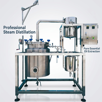 Machine d'extraction d'huile essentielle de vanille de haute qualité pour la Distillation d'huile végétale de fleur d'arachide de citron de plante de feuille d'olive de lavande