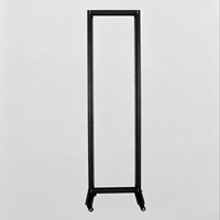 Rack de serveur mobile 27U 19 pouces 550*1400*120MM à double colonne, monorail, ouvert, en acier laminé à froid SPCC, profondeur 120 mm