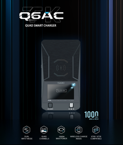 เครื่องชาร์จแบตเตอรี่ลิโพอัจฉริยะ ToolkitRC Q6AC รุ่นดั้งเดิม 1-6S AC400W DC1000W 15A XT60 เครื่องชาร์จแบบสองช่องสำหรับแบตเตอรี่ FPV - Product Image 6