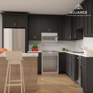 Gabinetes de madera RTA para renovación de cocinas |   Gabinetes Shaker para Proyectos de Remodelación en EE. UU. |   Pedido al por mayor de gabinetes modernos para constructor - Product Image 1