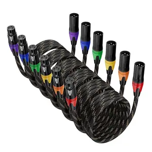 Xput OFC Shilelded XLR Kabel 1M 2M 3M 5M 10M 15M 20M 30M 50M 100M connettore XLR 3 Pin microfono cavo Audio colore personalizzato