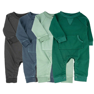 Nouveau-né Zip Onesie Barboteuse Bambou Combinaison De Nuit Bambou Fermeture Éclair Pyjamas Bambou Bébé Barboteuses Nouveau-Né Bébé Fabricant Bébé Vêtements - Product Image 1