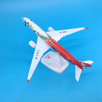 Modèle d'avion à l'échelle 1/300 de 20 cm, Airbus A350 de Sichuan Airlines, livrée China Panda, pour cadeau créatif