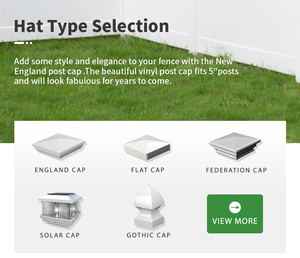 Заводская цена, 6*8 футов, виниловые панели для уличного забора - Product Image 5