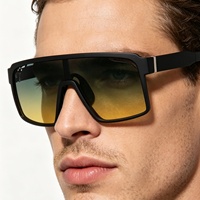 Lunettes Photochromiques Premium pour Hommes PC UV400 Jour Nuit Verres Dégradés Anti-UV Unisexe 33g Légères