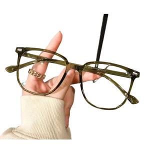 Montures de lunettes carrées unisexes, monture intégrale, verres PC, protection anti-lumière bleue, verres plats pour femmes et hommes, Taizhou 1988 - Product Image 4