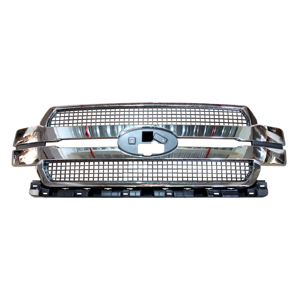 Pièces de rechange pour carrosserie automobile, calandre de pare-chocs avant en platine, chromée satinée pour <span class=keywords><strong>Ford</strong></span> F150 <span class=keywords><strong>2018</strong></span> 2019 2020 - Product Image 1