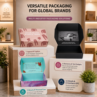 Boîte d'emballage en carton ondulé personnalisée avec impression couleur PMS et dimensions sur mesure pour l'expédition et l'envoi en gros