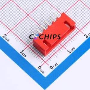 WAFER-XH2.54-6PZZ-R62 Wire-to-Board Pin Header Through hole Component (THT),P=2.54mm Connector 1x6P 2.5mm Through Hole XH - Product Image 1