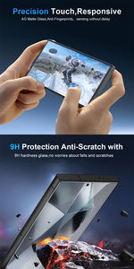 ฟิล์มกันรอยคริสตัลแบบใส รองรับการสแกนลายนิ้วมือ ความบางพิเศษ 0.18 มม. กระจกนิรภัยแบบด้าน สำหรับ Samsung S25 S26 <span class=keywords><strong>Ultra</strong></span> - Product Image 4