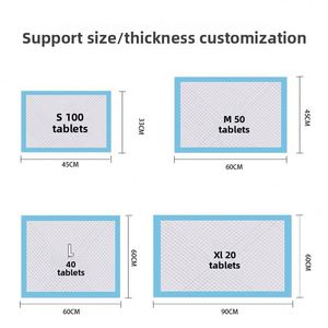 แผ่นรองซับฉี่สัตว์เลี้ยงแบบกันน้ำสำหรับฝึกขับถ่ายลูกสุนัข ขายส่งแบบใช้แล้วทิ้ง ซึมซับปัสสาวะได้ดี สำหรับสุนัข - Product Image 5