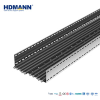 Système de pont de support haute résistance Hdmann en acier inoxydable SS304 avec rail latéral fendu pour chemin de câbles solaires rigides