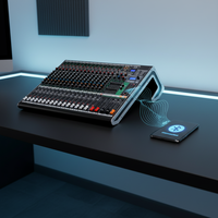 Console de mixage audio professionnelle 18 canaux FX avec 99 effets numériques DSP / Contrôleur DJ / Cartes son de mixage audio