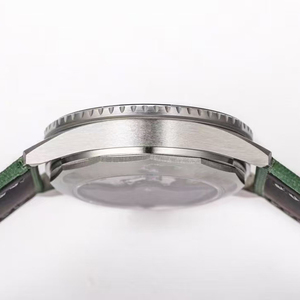 Reloj de Hombre con Esfera Verde, Bisel de Cerámica con Cristal de Zafiro, Resistente al Agua hasta 300 m, Caja de Acero Cepillado, Correa de Tela Verde, MOQ Bajo, Gran Venta - Product Image 4