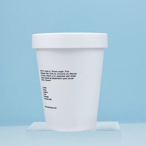 Recoverable Pink 50ml 100ml 200ml 250ml White <b>Plastic</b> Ice Cream Container Lush <b>Jar</b> 200ml Cosmetic Pp Pcr <b>Jar</b> Face Container - Product Image 2