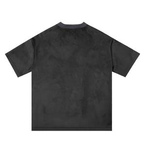 Camiseta Oversize de Algodón 100% de 260 g/m² con Estampado por Sublimación a Rayas Estilo Retro Americano Touchhealthy al por Mayor Personalizada - Product Image 3
