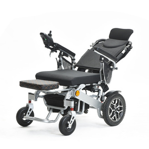 <span class=keywords><strong>Fauteuil</strong></span> <span class=keywords><strong>roulant</strong></span> électrique pliable en alliage d'aluminium <span class=keywords><strong>léger</strong></span> CE ISO pour personnes handicapées - Product Image 3